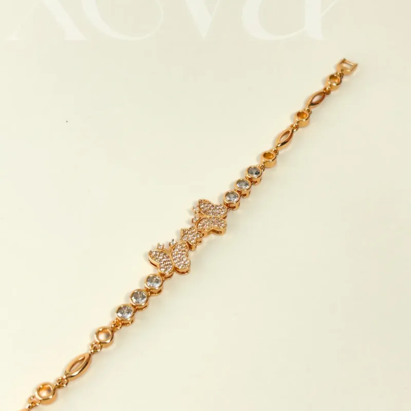 golden butterfly bracelet