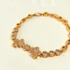 golden butterfly bracelet