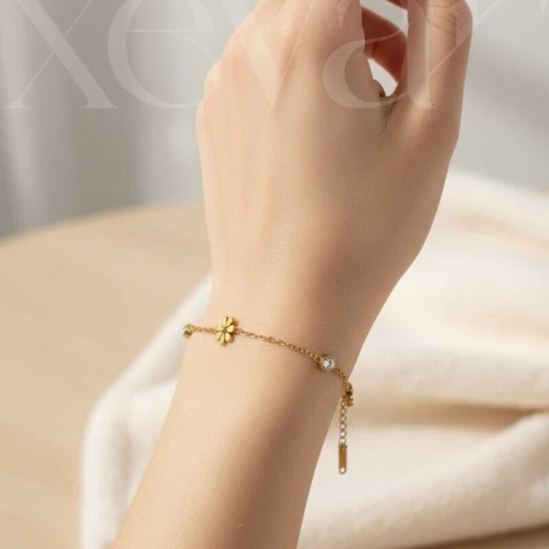 Aurora Crystal Blossom Bracelet