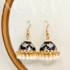 Small Jhumka earrings - Black
