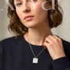Silver Smiley Face Necklace